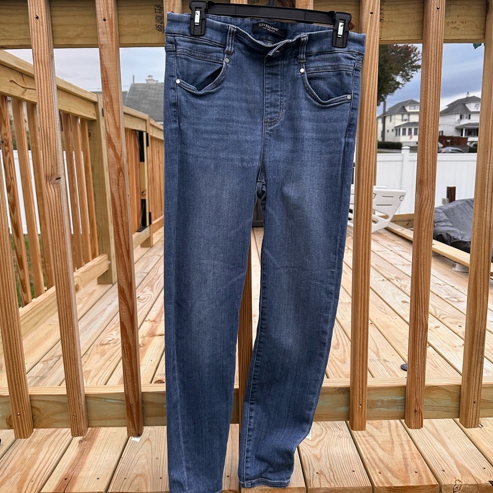 Liverpool Denim Blue Jeans